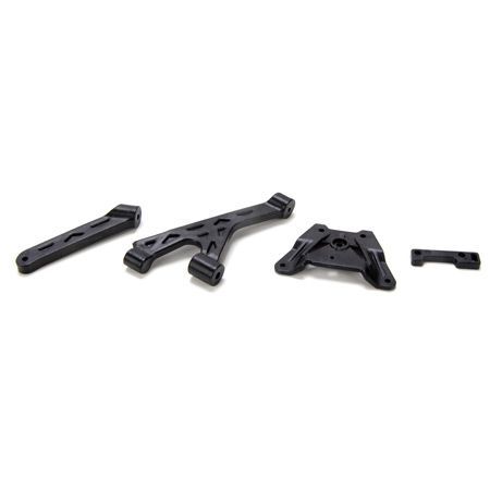 Losi Chassis Brace &amp; Spacer Set (3): 10-T (Z-LOSB2278)