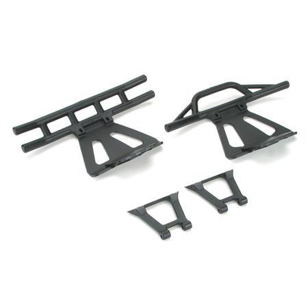 Losi Front/Rear Bumpers &amp; Braces: LST/2, XXL/2, 3XXXL-E (Z-LOSB2401)