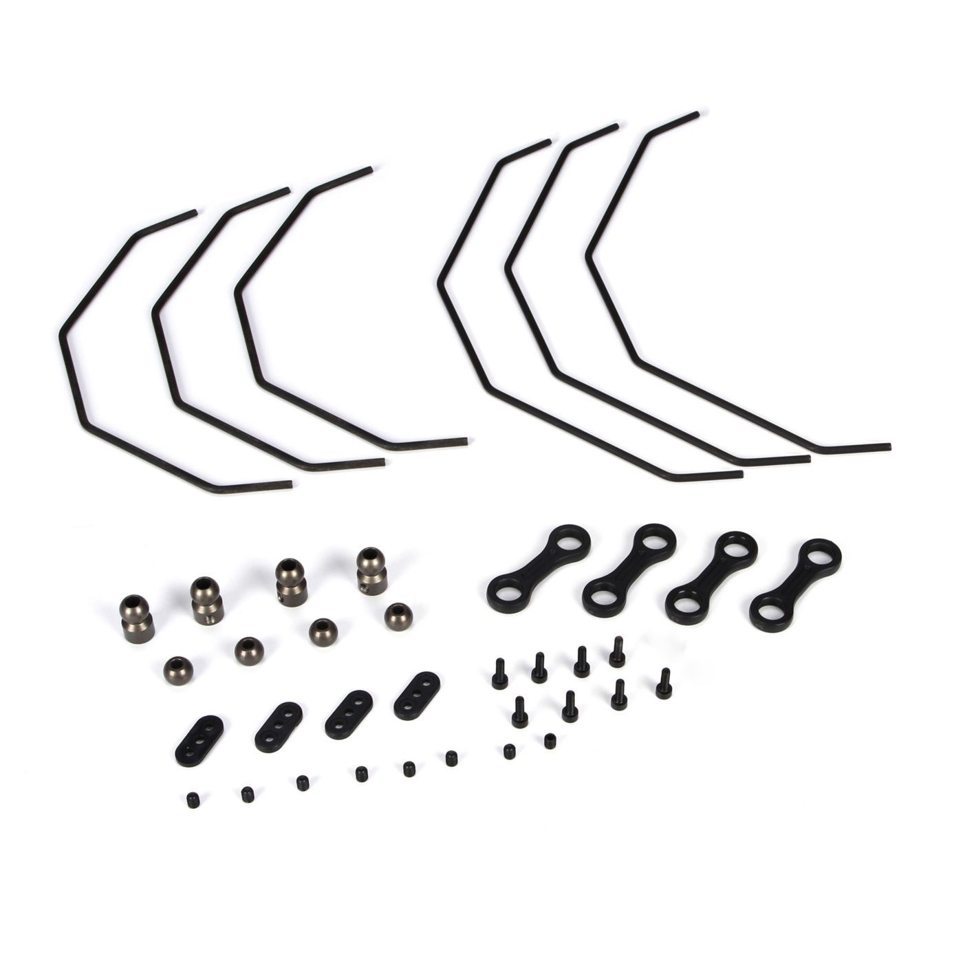 Losi Sway Bar Set &amp; Hardware(3 ea.F&amp;R):5IVE-T, MINI WRC (Z-LOSB2562)