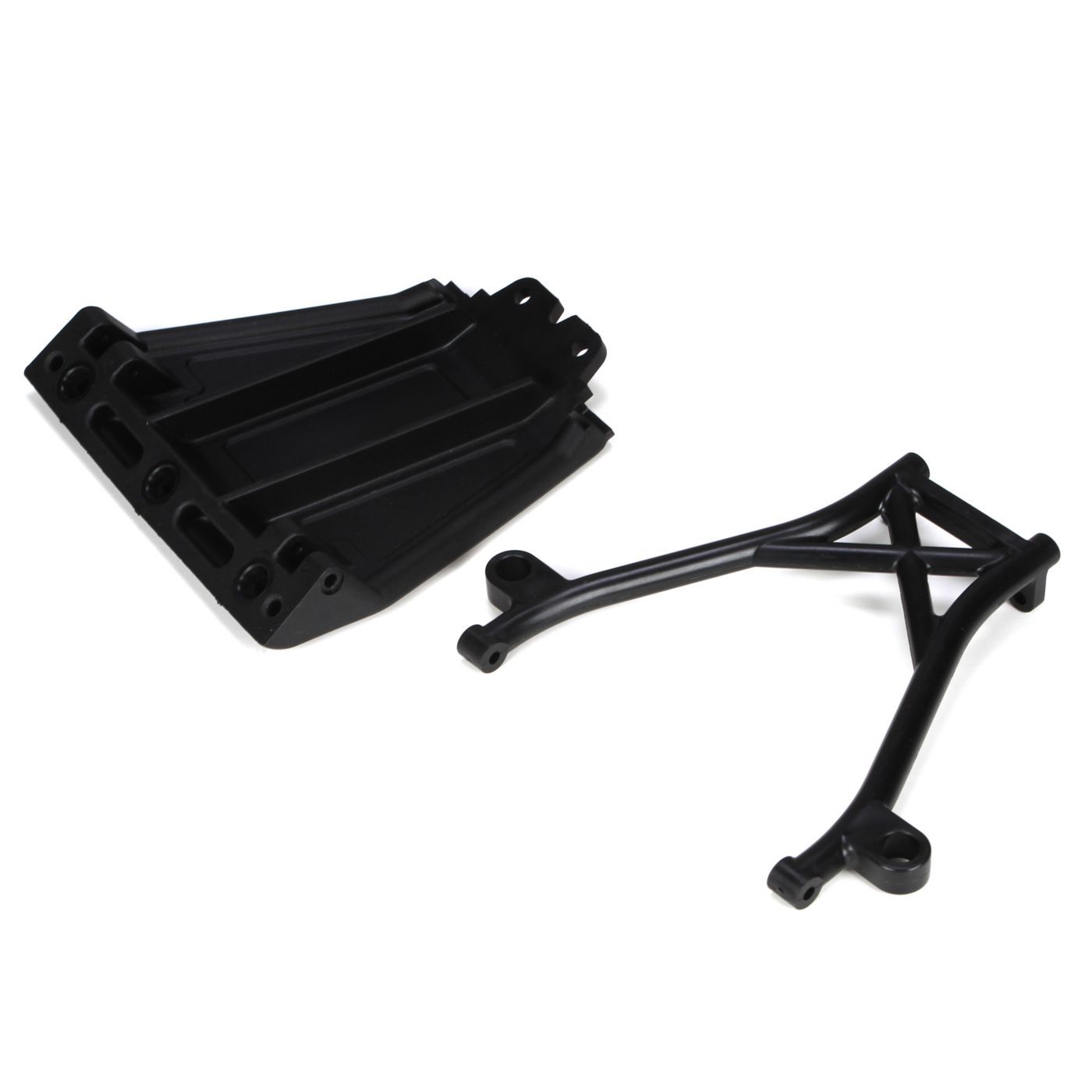 Losi Front Skid Plate,Bumper Brace &amp; Spacers: 5IVE-T (Z-LOSB2574)