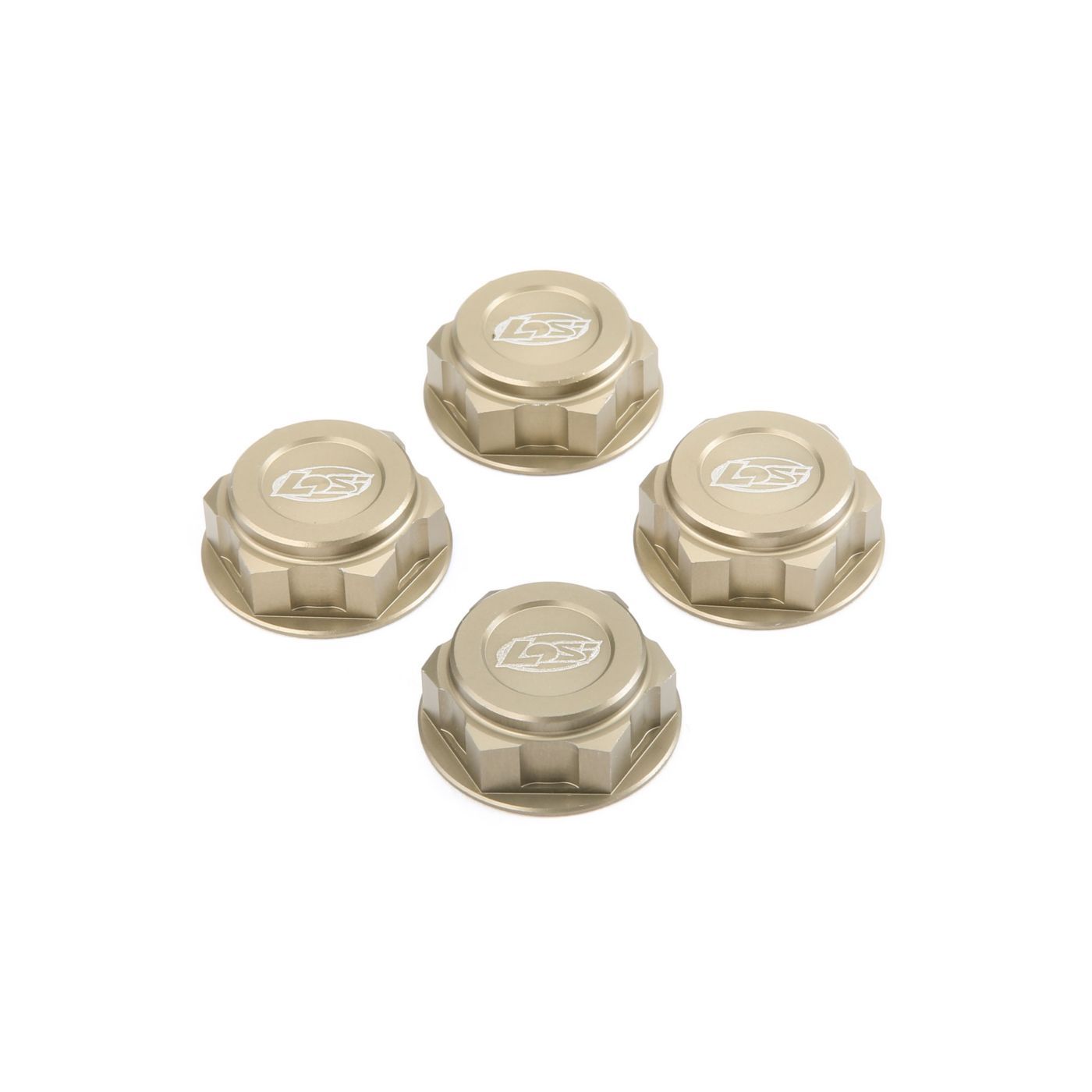 Losi Wheel Nuts, Captured (4): 5IVE-T, MINI WRC (Z-LOSB3228)