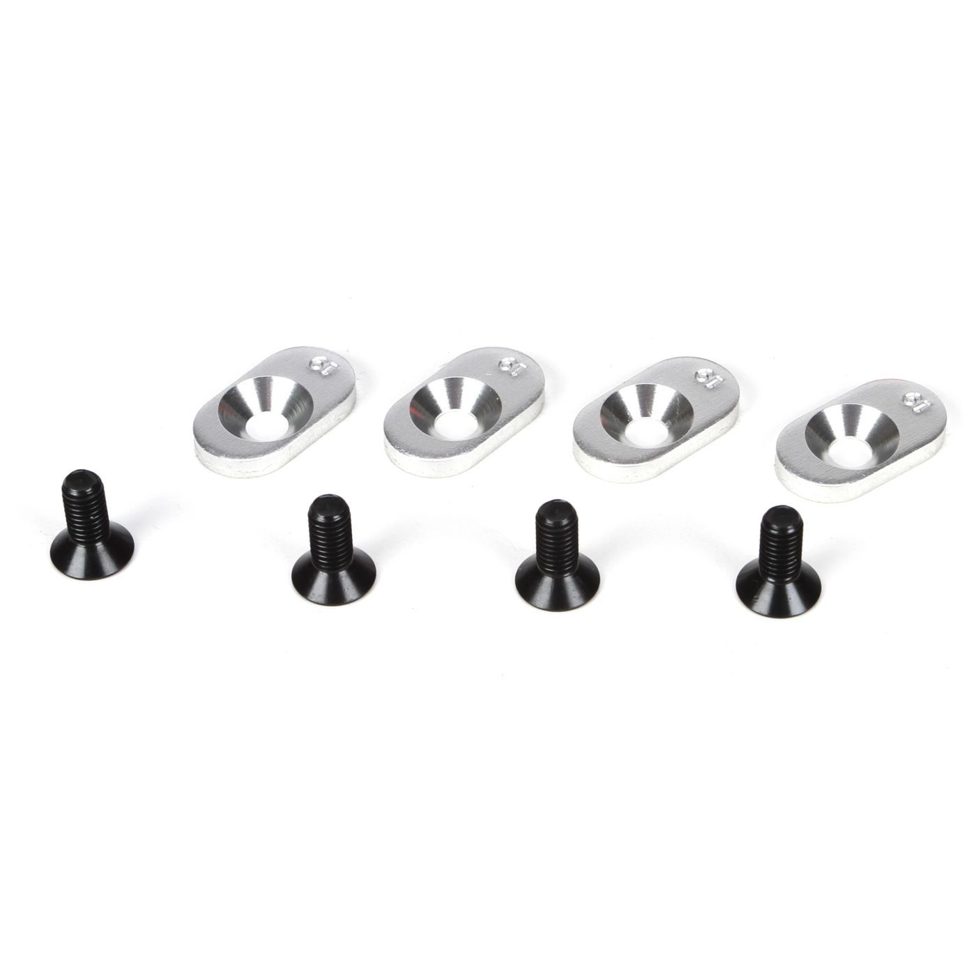 Losi EngineMntInserts&amp;Screws,19T(4): 5IVE-T, MINI WRC (Z-LOSB5801)