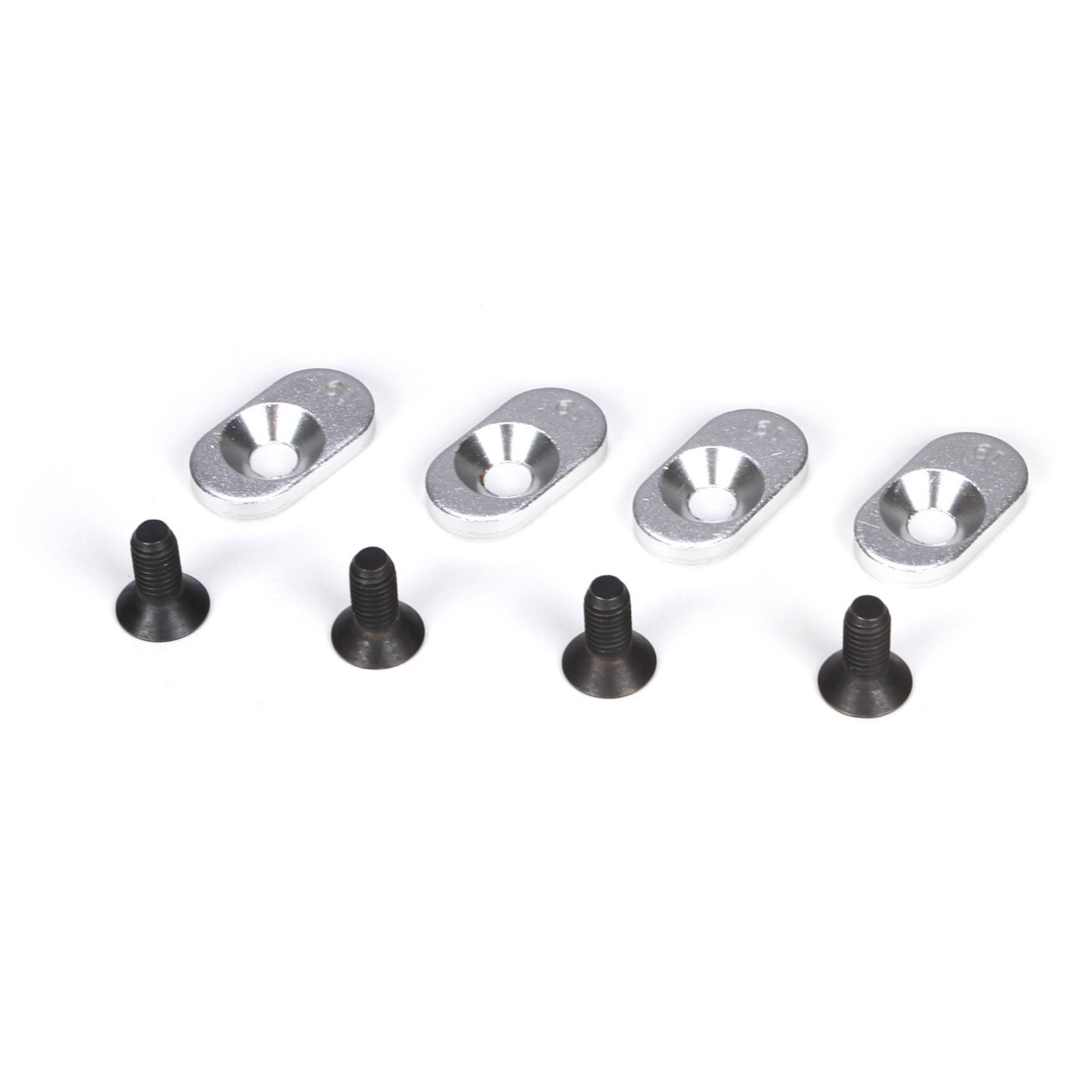 Losi EngineMntInserts&amp;Screws,19.5/58(4):5IVE-T,MINI WRC (Z-LOSB5804)