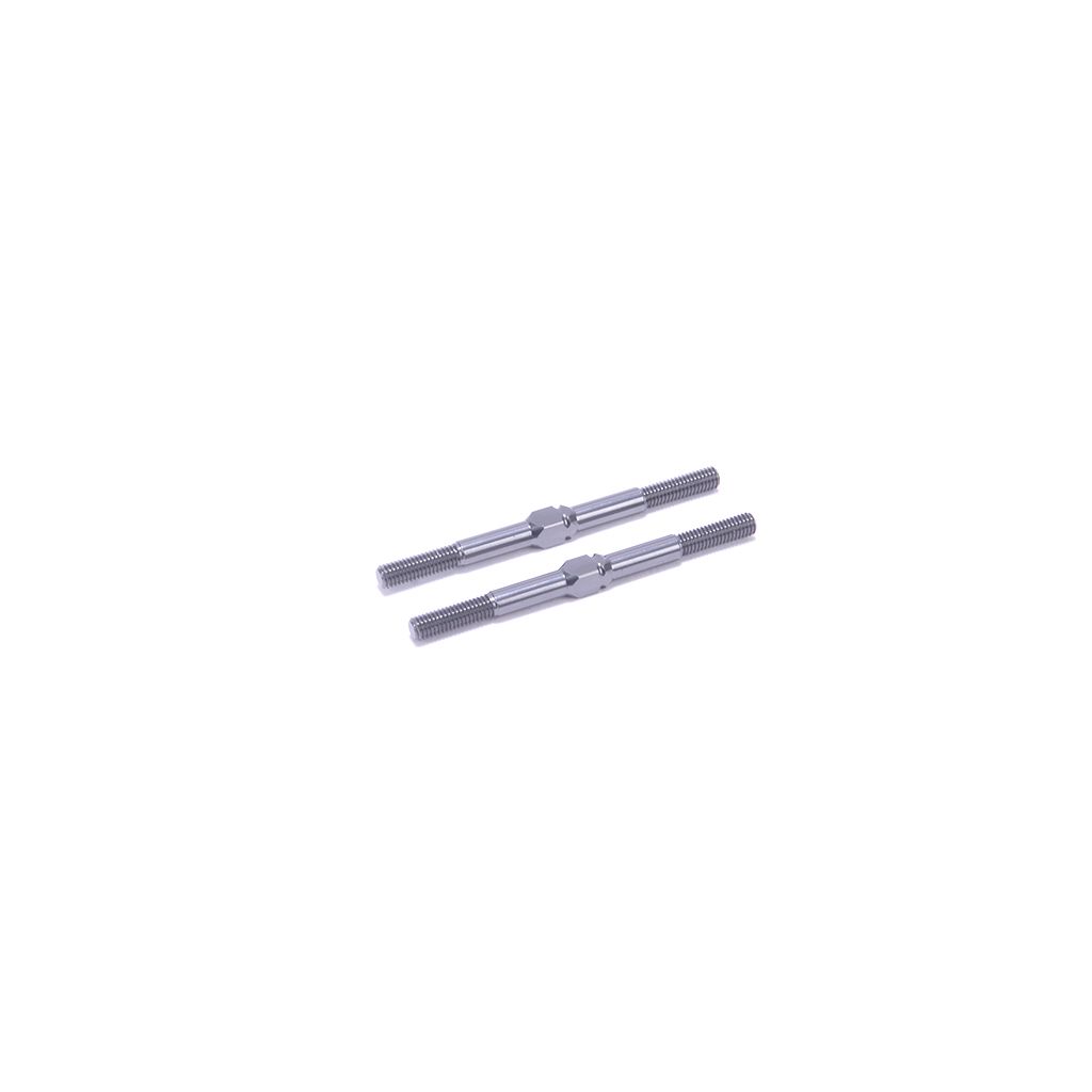 Schumacher Alloy M3 Turnbuckle - 45mm - Grey (pr) (U9495)