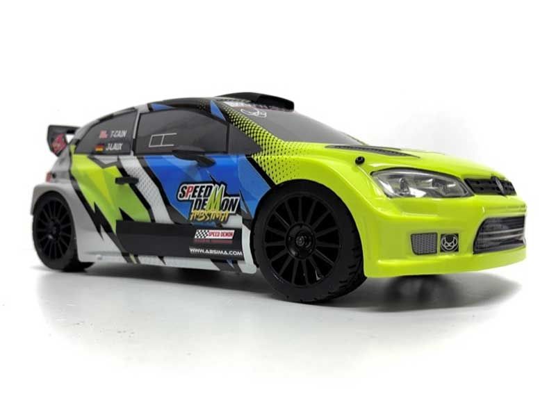 Absima 1:12 EP Rally Car &quot;Speed Demon&quot; 4WD Brushless RTR - White (12123)