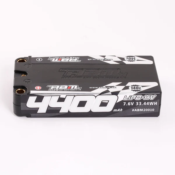 ABM-RC 4400 LCG Shorty 7.6v Lipo-HV 140c 5mm BRCA Approved ( AB M20010)