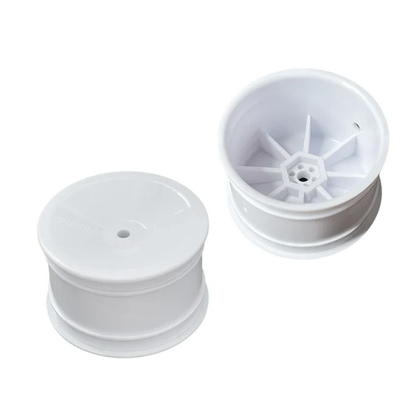 ABM RC Rear Wheel for 1/10th Off Road 2wd - White (2pcs) ( AB M40002)