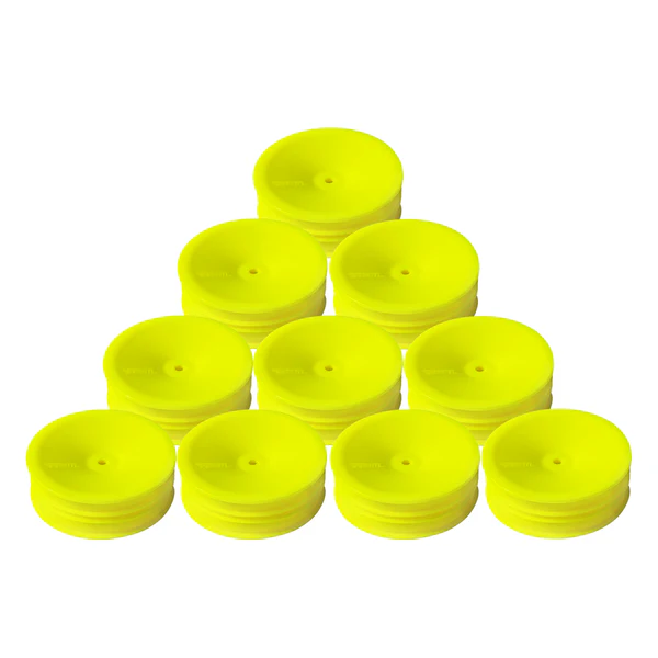 ABM RC Front Wheel for 1/10th Off Road 2wd -Yellow (10pcs) ( AB M40003-Y)