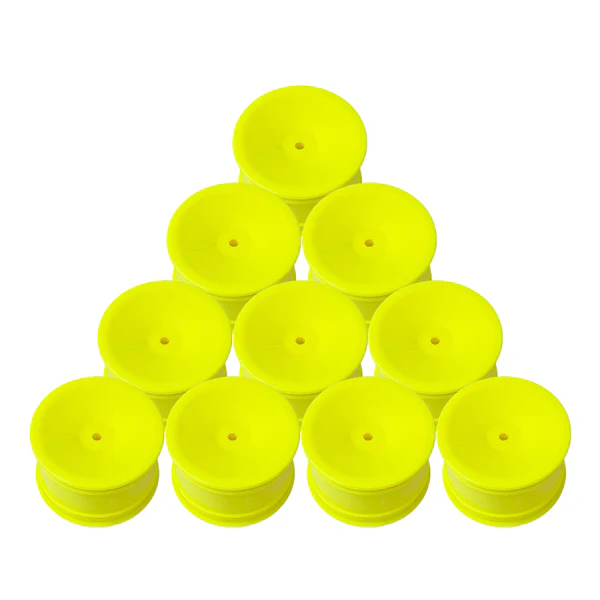 ABM RC Rear Wheel for 1/10th Off Road 2wd -Yellow (10pcs) ( AB M40004-Y)