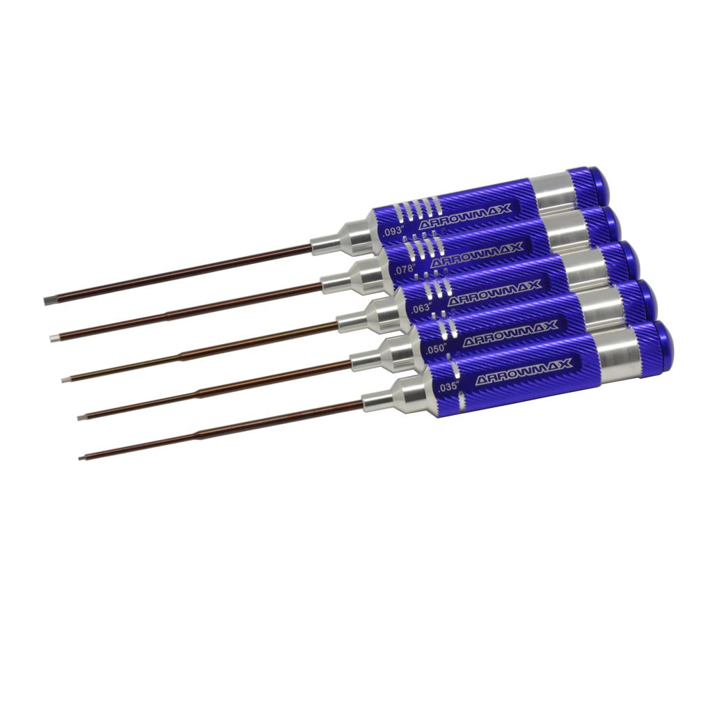 Arrowmax Allen Wrench Set .035;.050;.063;078;093-5 Pcs (AM110881)