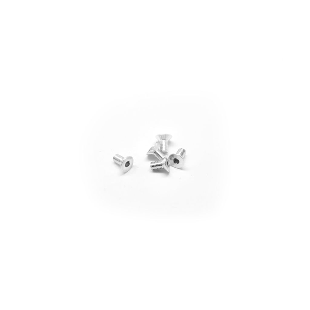 Arrowmax Alu Screw Allen Csk M3 x 6 Silver (5) (AM14CS3006S)