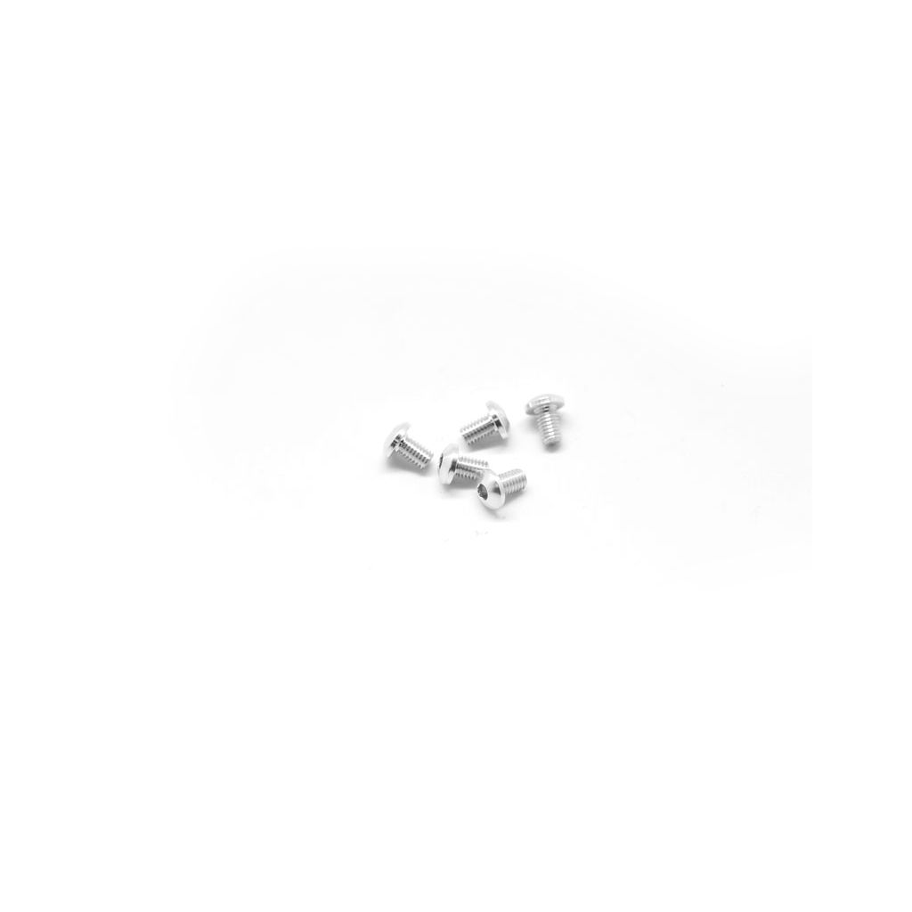 Arrowmax Alu Screw Allen Roundhead M3 x 5 Silver (5) (AM14RH3005S)