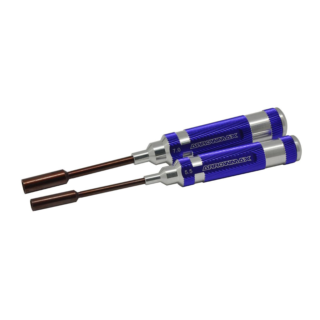 Arrowmax Nut Driver Set 5.5 &amp; 7.0x100mm  2pcs (AM150992)