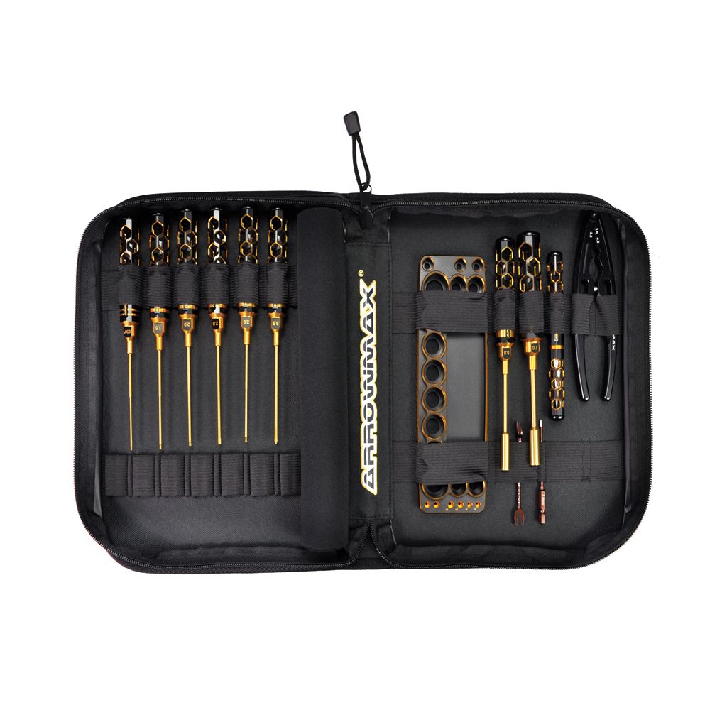 Arrowmax Toolset for 1/10 Offroad (13pcs) Cars B/G (AM199446)