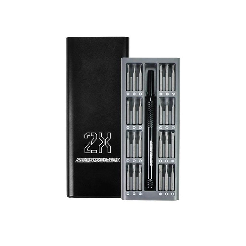 Arrowmax AM Precision Screwdriver Set+Case 24 in 1 (AM199900)