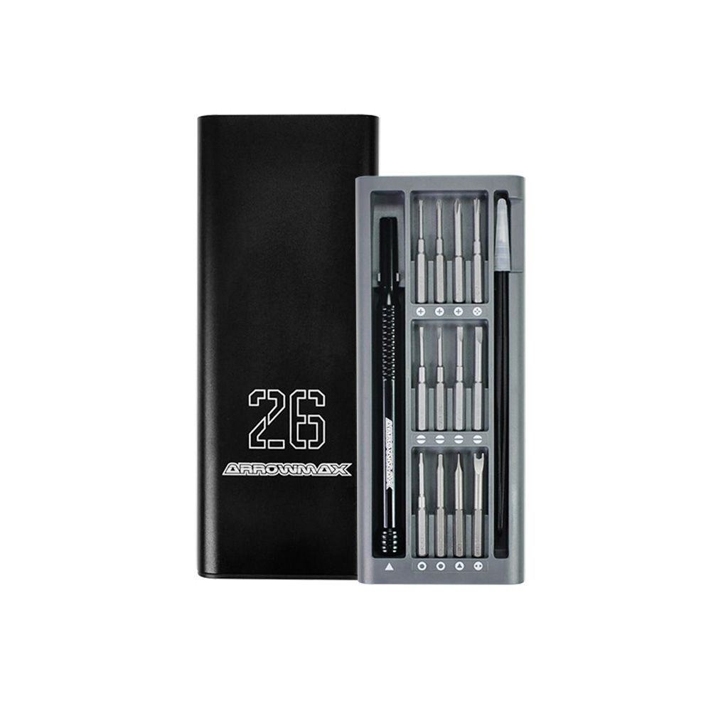 Arrowmax AM Precision Screwdriver Set+Case 26 in 1 (AM199902)