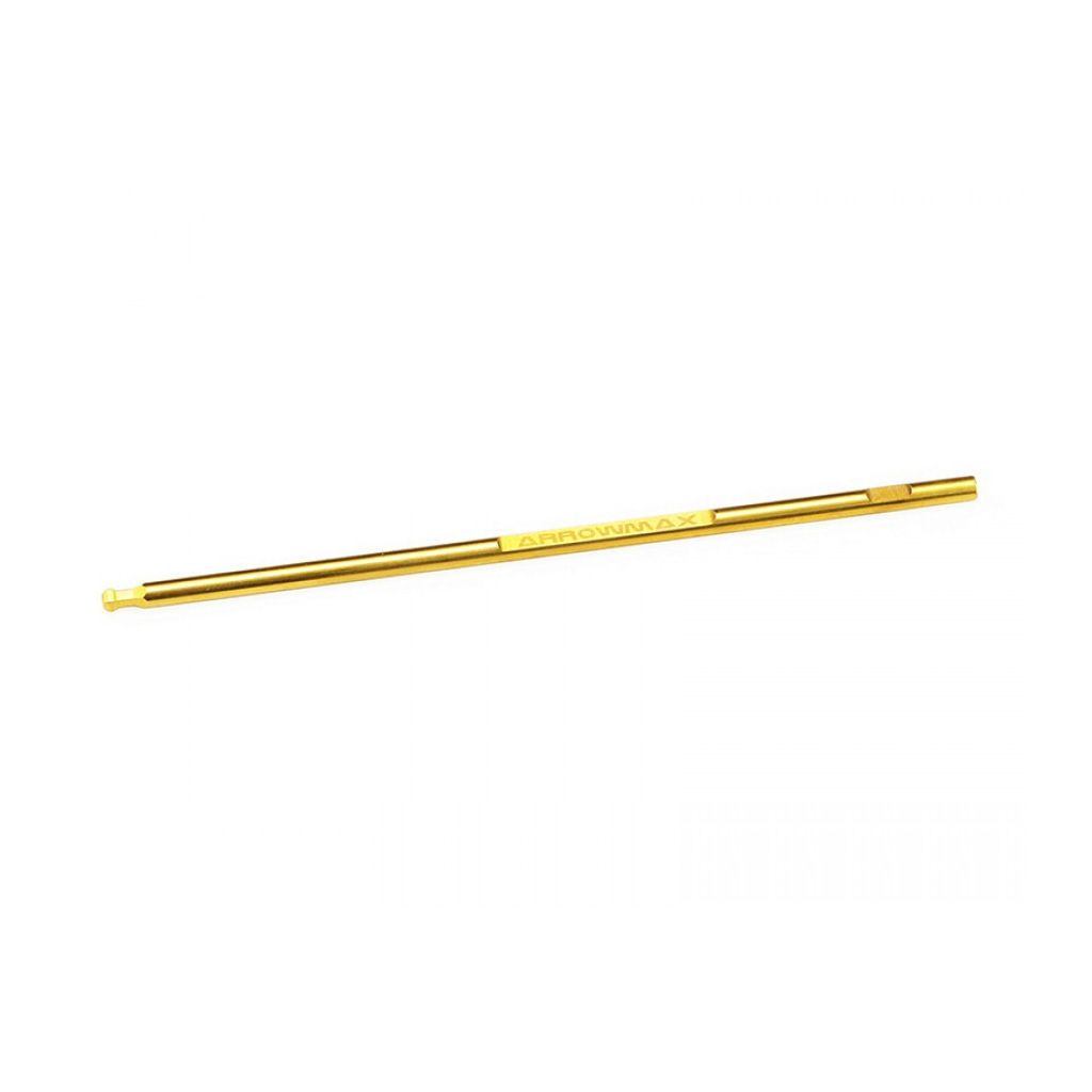 Arrowmax Ball Driver Hex Wrench 2.5x100mm Tip Only-Wolfram (AM423126)