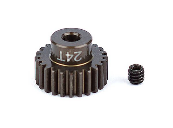 Associated Factory Team Alum. Pinion Gear 24T 48DP 1/8&quot;Shaft (AS1342)