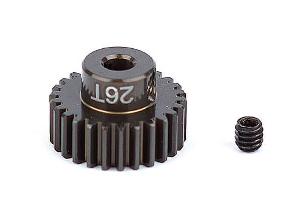 Associated Factory Team Alum. Pinion Gear 26T 48DP 1/8&quot;Shaft (AS1344)