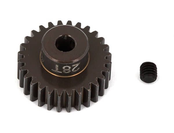 Associated Factory Team Alum. Pinion Gear 28T 48DP 1/8&quot;Shaft (AS1346)