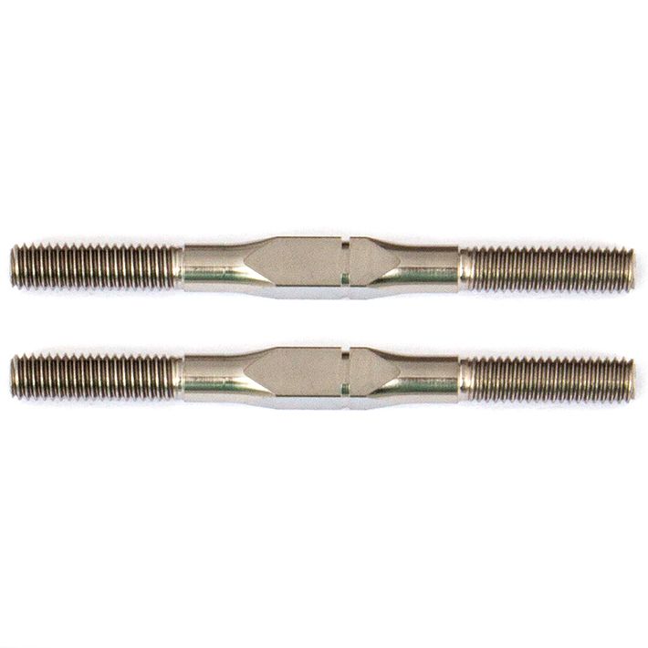 Associated FT Titanium Turnbuckles 3X38mm Silver (2) (AS1413)