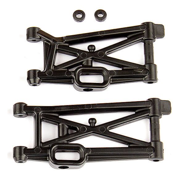Team Associated Reflex 14B/14T Front &amp; Rear Arms + Spacers (AS21502)