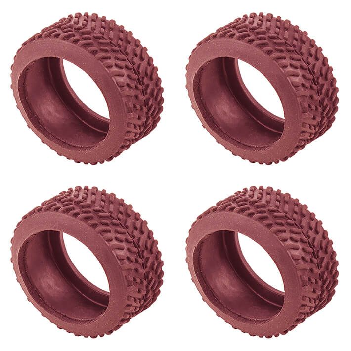 Team Associated Nano Sport Pin Tyres Red (4) (AS21606)