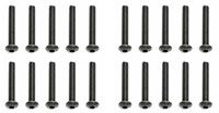Team Associated M3 X 20 Button Head Hex Screws (10) (AS25188)