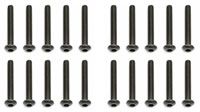 Team Associated M3 X 22 Button Head Hex Screws (10) (AS25189)