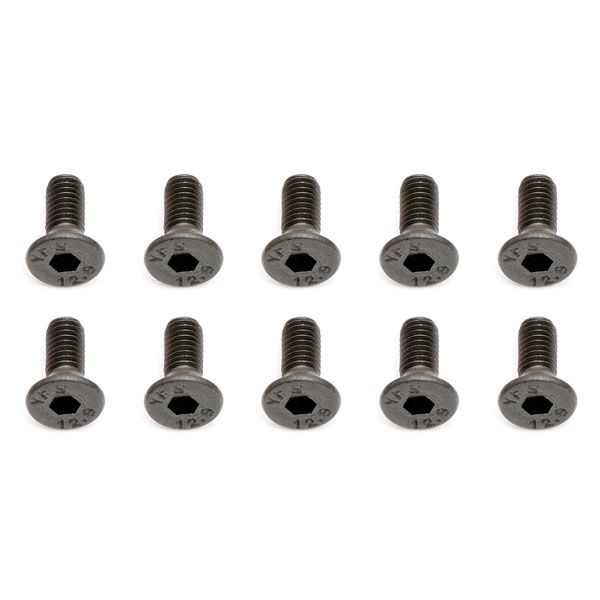 Team Associated M3 X 8 Flat Head Hex Screw (10) (AS25201)