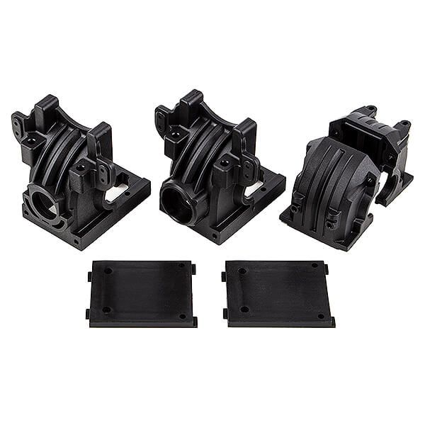 Team Associated Rival MT8 Front And Rear Gearbox Set (AS25908)