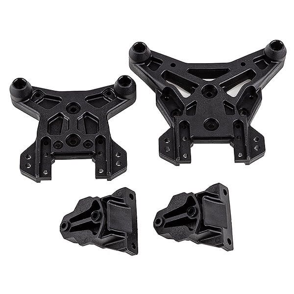 Team Associated Rival MT8 Shock Towers And Centre Brace Moun (AS25909)