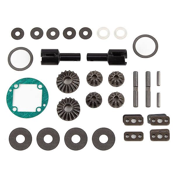 Team Associated Rival MT8 Front And Rear Differential Rebuild (AS25926)