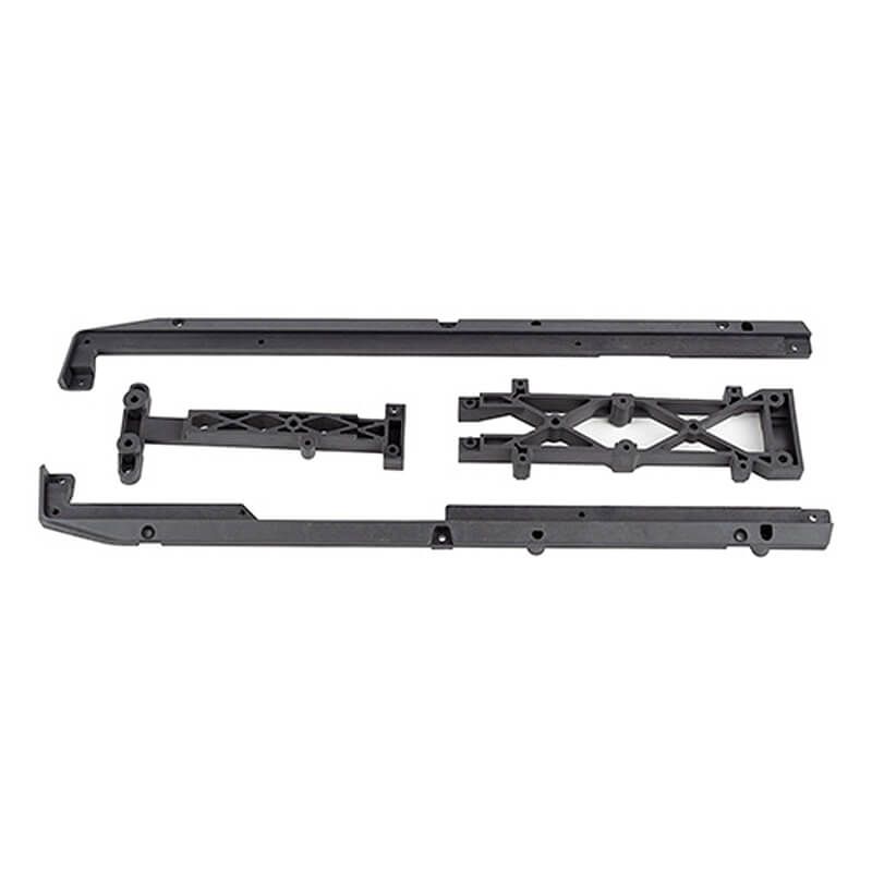 Team Associated SR7 FT Lower Chassis Brace Set Carbon (AS26075)