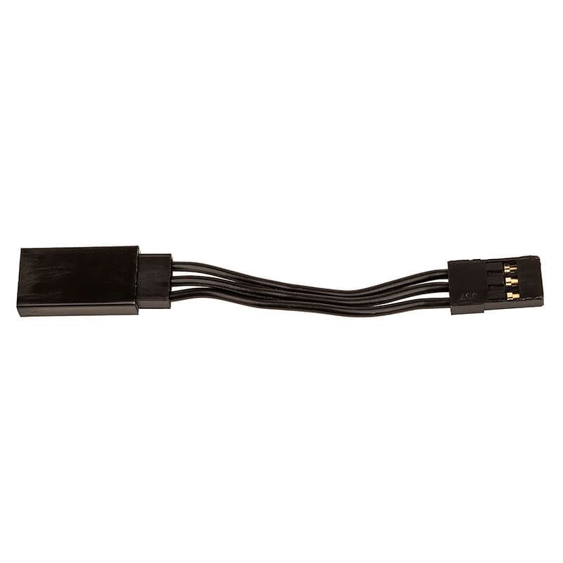 Reedy 50mm Servo Extension Wire Black (1.97In) (AS27162)
