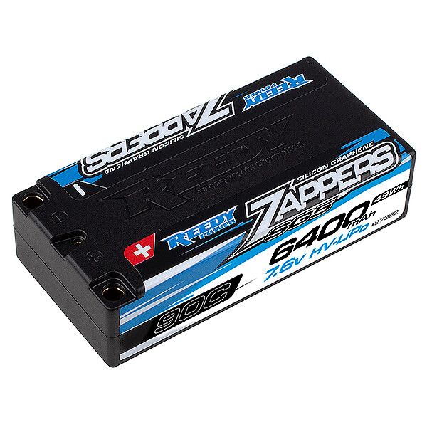 Reedy Zappers &#039;SG5&#039; 6400Mah 90C 7.6V Shorty Lipo Battery (AS27382)