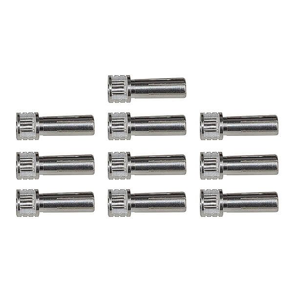 Reedy Grip Bullet Connectors Silver 5mm X 14mm (10) (AS27393)