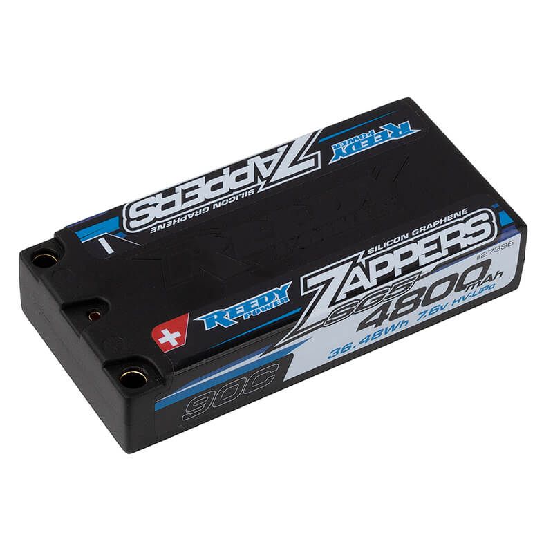 Reedy Zappers &#039;SG5&#039; 4800Mah 90C 7.6V Lp Shorty Lipo Battery (AS27396)