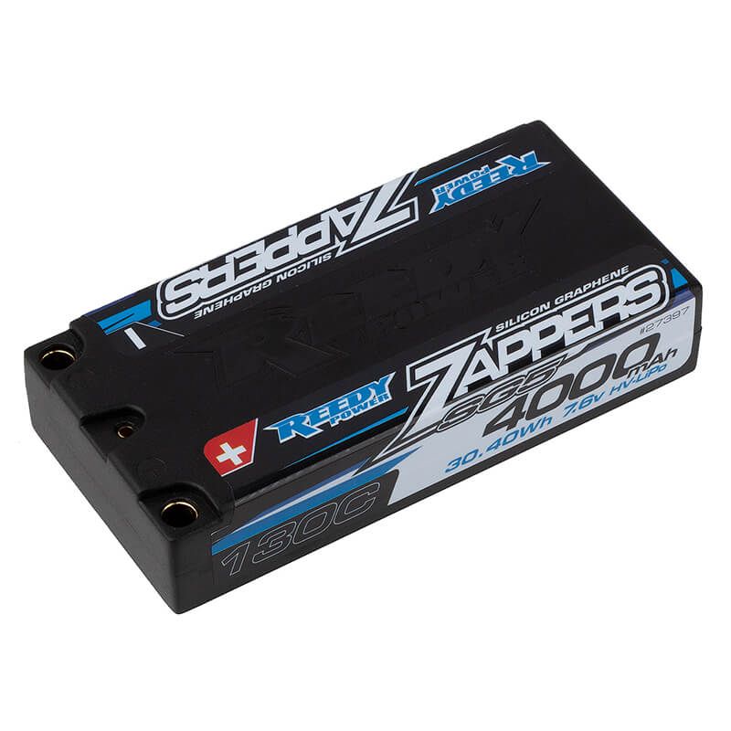 Reedy Zappers &#039;SG5&#039; 4000Mah 130C 7.6V Lp Shorty Lipo Battery (AS27397)