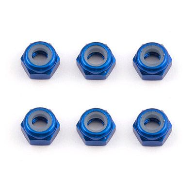Team Associated FT M3 Locknut Blue Aluminium (AS31550)