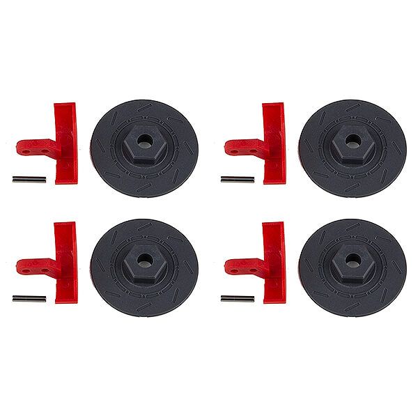 Team Associated Apex 2 Wheel Hexes And Callipers (AS31853)