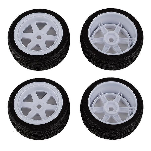 Team Associated Apex 2 Hoonitruck Wheels/Tyres Rubber (AS31893)