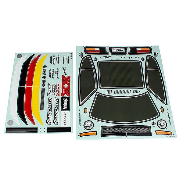 Team Associated Apex 2 Sport Datsun 240Z Decal Sheet (AS31908)