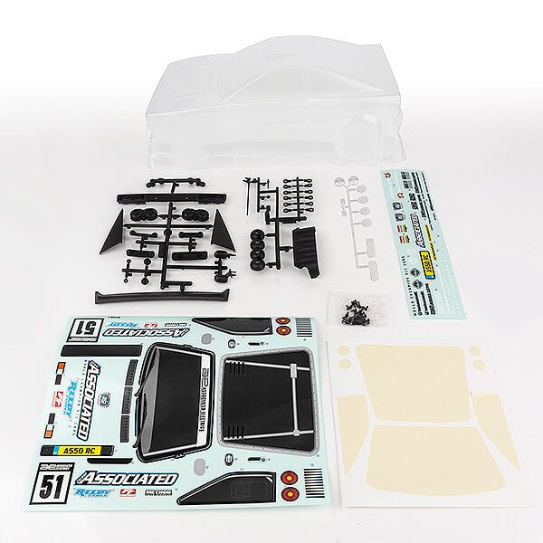 Team Associated Apex 2 Sport Rally A550 Body Clear (AS31911)