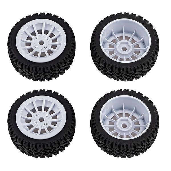 Team Associated Apex 2 Sport Rally A550 Wheels And Tyres (AS31914)