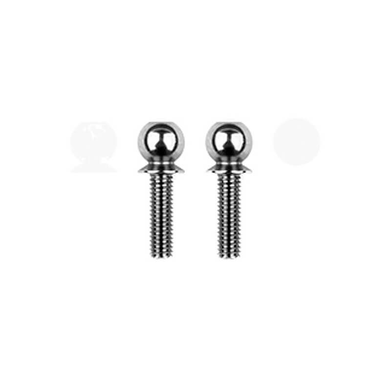 Team Associated FT Hd Titanium Ballstuds Short, 10mm (AS32098)