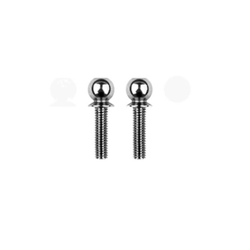 Team Associated FT Hd Titanium Ballstuds Short, 12mm (AS32099)