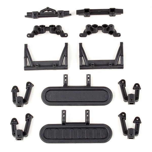 Team Associated CR12 Shock Towers &amp; Bumper Mounts (AS41001)