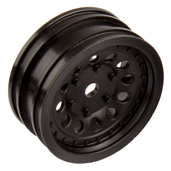 Team Associated CR12 Wheel Set (Black) (AS41052)