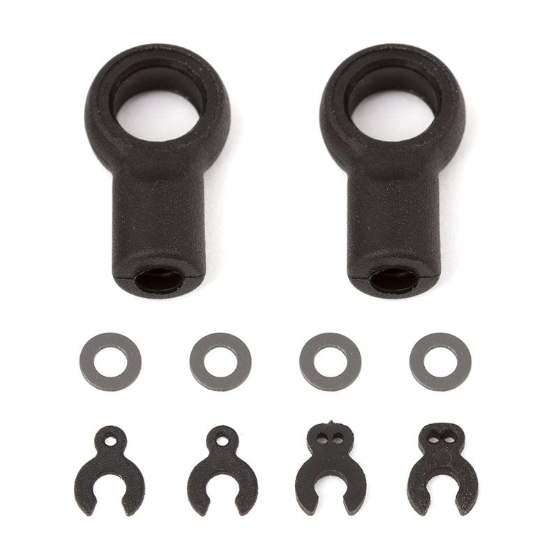 Team Associated RC12R6 Arm Eyelet And Caster Clips (AS4753)